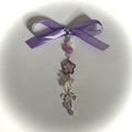 Purple angel bow charm 🪽